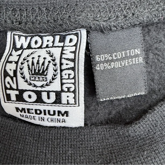 Bruno Mars 24K Tour sweatshirt - Picture 9 of 10